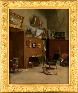 Bazille - L'Atelier de la rue de Furstenberg, 1865 - 1866, 85.5.3