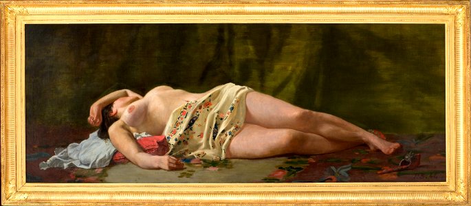 Bazille - Étude de nu, dit Nu couché, 1864, 18.1.1