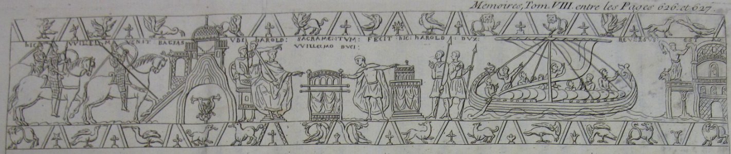 Bayeux Tapestry de Montfaucon 9
