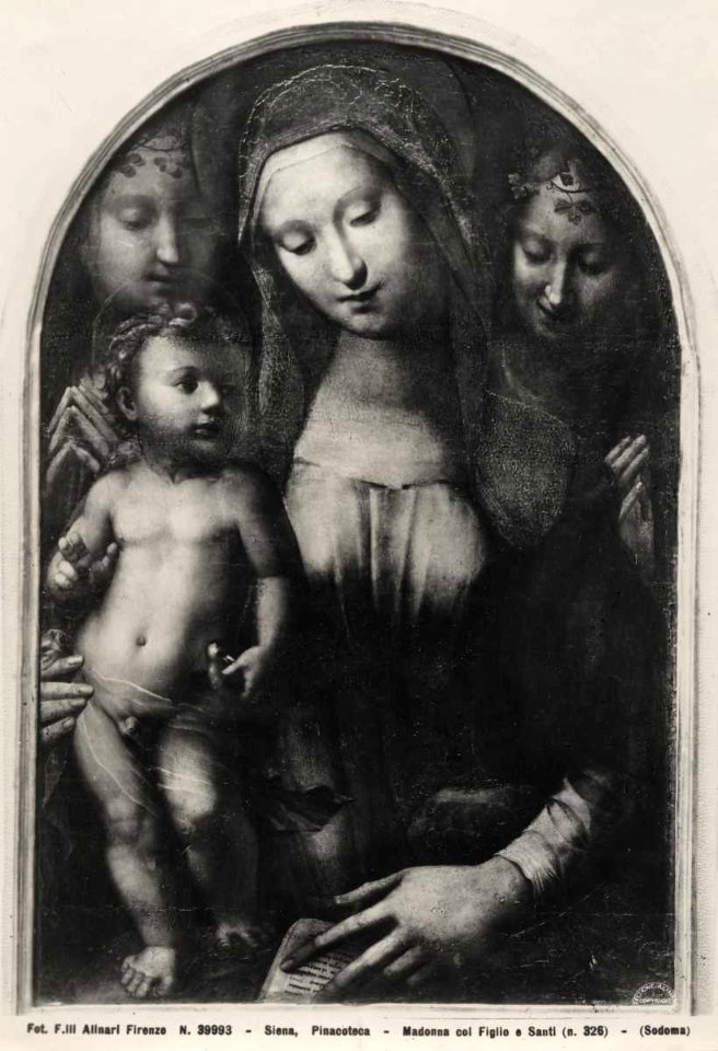 Bazzi Giovanni Antonio, Madonna con Bambino e due angeli, 39591