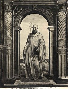 Bazzi Giovanni Antonio, Beato Bernardo Tolomei entro finta architettura, 39698