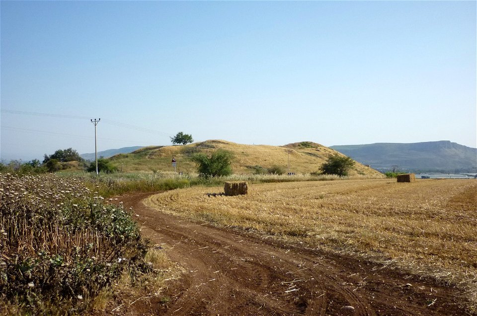 Tell el-Oreme (Kinneret) von Westen