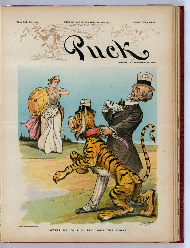 Accept me, or I'll let loose the tiger!!! - Dalrymple. LCCN2012647679