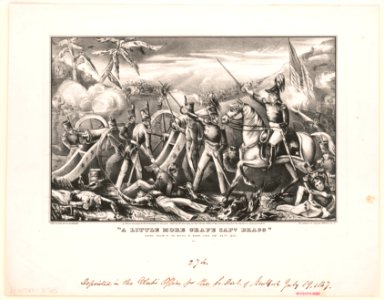 A little more grape Capt. Bragg - General Taylor at the Battle of Buena Vista, Feby 23d, 1847 - J. Cameron 1847. LCCN2017660403