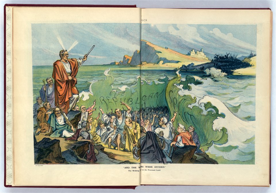 And the waters were divided - Kep. LCCN2011649369