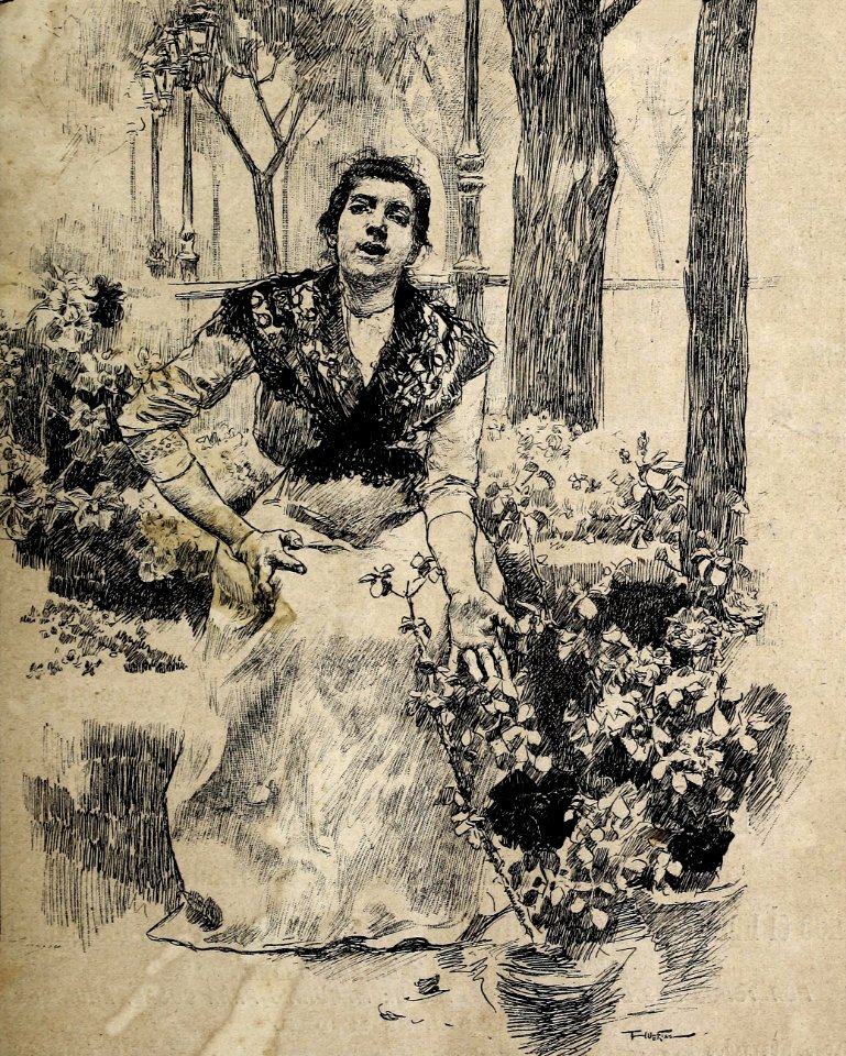 1894-06-23, Blanco y Negro, En la verbena de San Juan, Huertas (cropped)