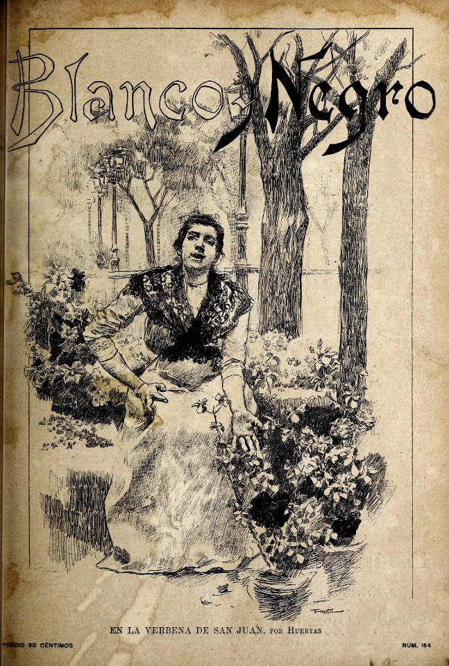 1894-06-23, Blanco y Negro, En la verbena de San Juan, Huertas