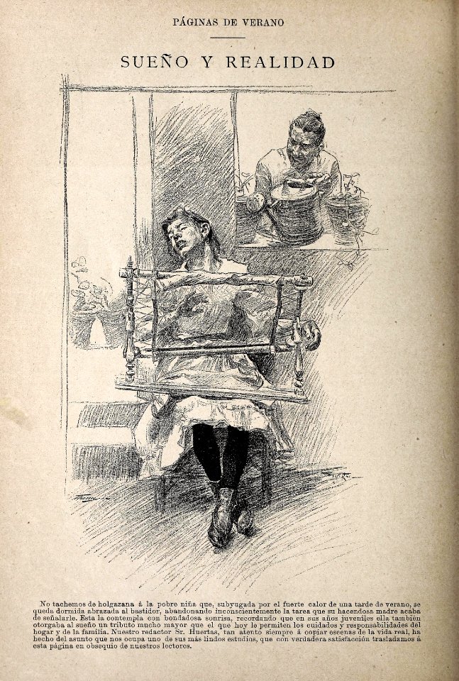 1894-09-08, Blanco y Negro, Páginas de verano, Sueño y realidad, Huertas