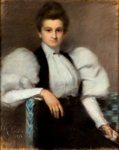 Maria Lübbes - Portret Izy Boznańskiej 1894