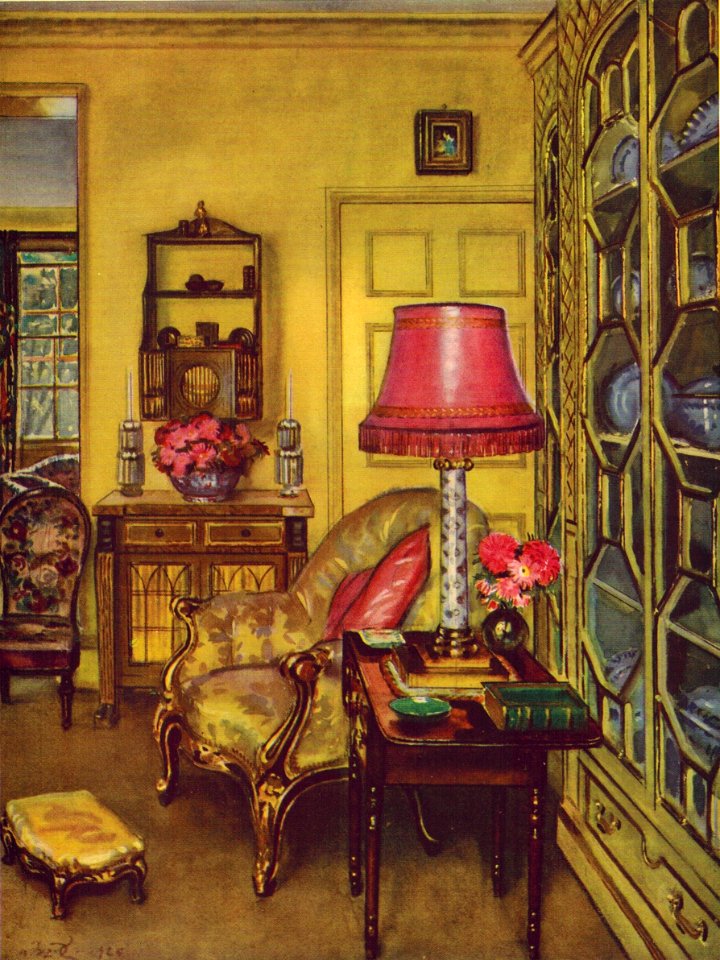 A Yellow Room by W.B.E. Ranken, Country Life in 1926