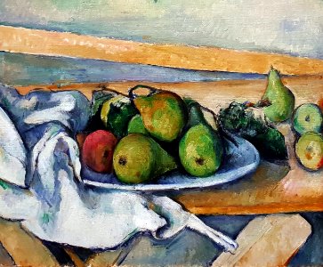 1895 Cézanne Stillleben mit Birnen anagoria