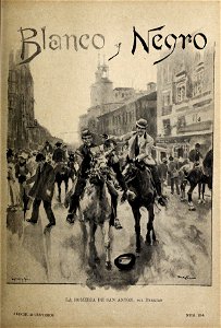 1895-01-19, Blanco y Negro, La romería de San Antón, Huertas