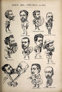 1894-06-02, Blanco y Negro, Los doce del Círculo, Cilla