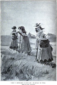 1896, La Ilustración Española y Americana, Segadoras de Ávila