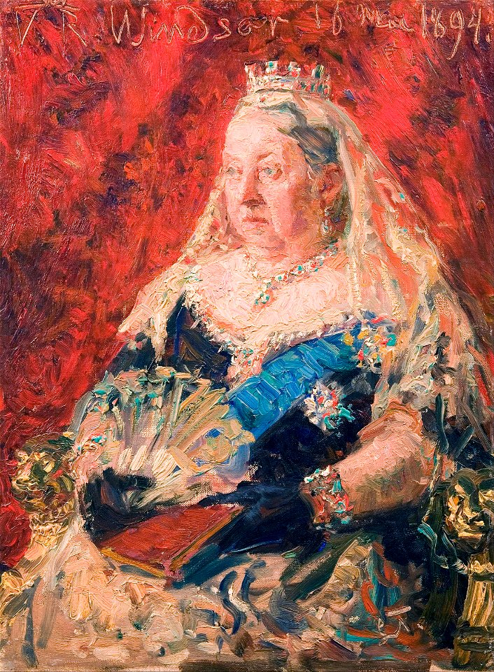 Laurits Tuxen - Portrait of Queen Victoria - Google Art Project