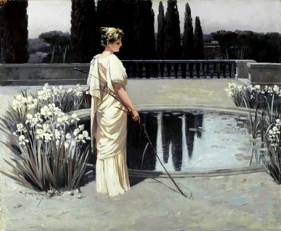 Piotr Stachiewicz - Ligia kreśląca rybę