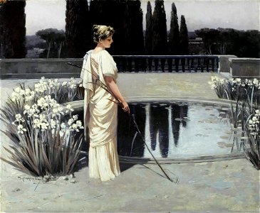Piotr Stachiewicz - Ligia kreśląca rybę