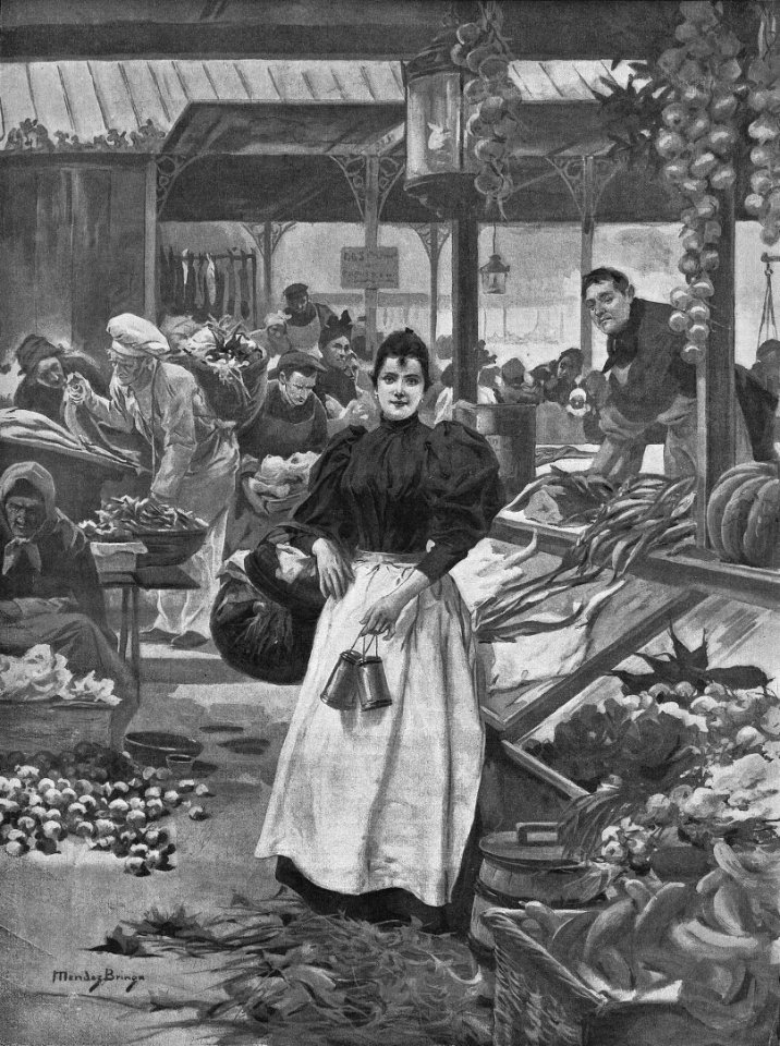 1896-04-13, La Ilustración Artística, Tipos madrileños, La Casilda, Méndez Bringa (cropped)