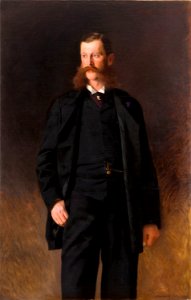 Stanisław Lentz - Portret Ambrożego Feliksa Teofila Zaborowskiego 1896