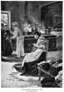 1896-12-22, La Ilustración Española y Americana, Preparativos para la cena