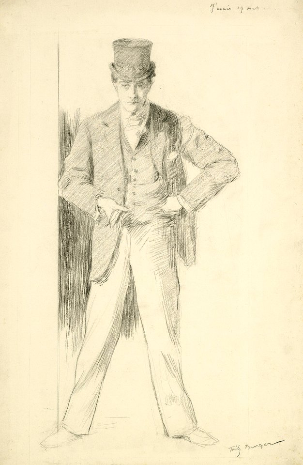 Fritz Burger Selbstbildnis