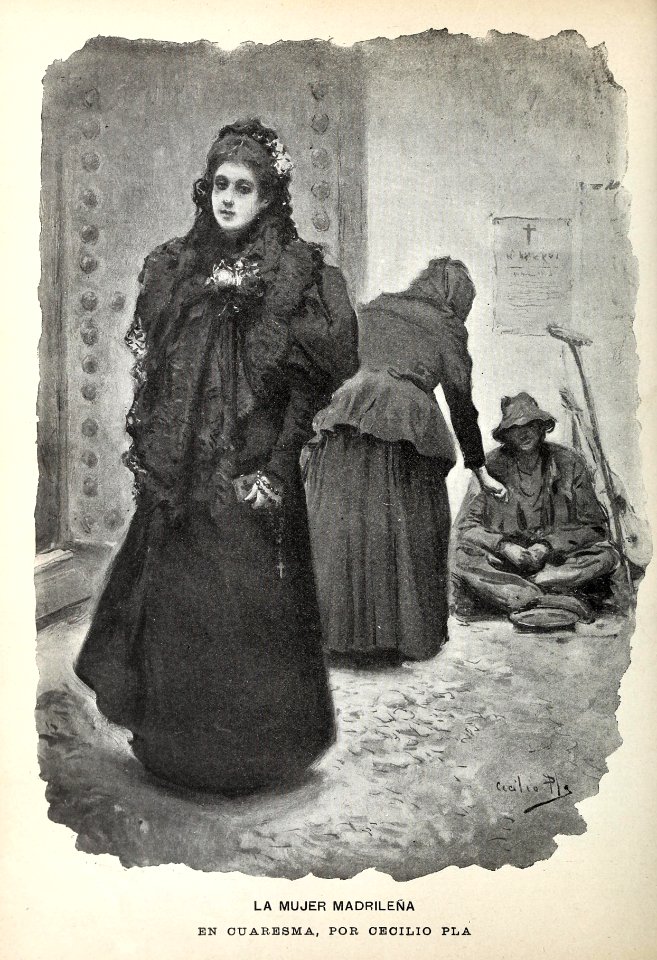 1897-03-20, Blanco y Negro, La mujer madrileña, En Cuaresma, Cecilio Pla