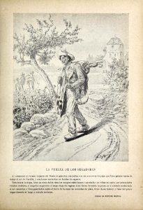 1897-08-28, Blanco y Negro, La vuelta de los segadores, Méndez Bringa