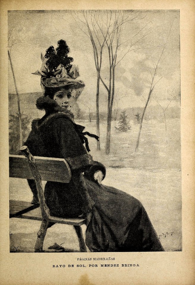 1897-12-18, Blanco y Negro, Páginas madrileñas, Rayo de sol, Méndez Bringa