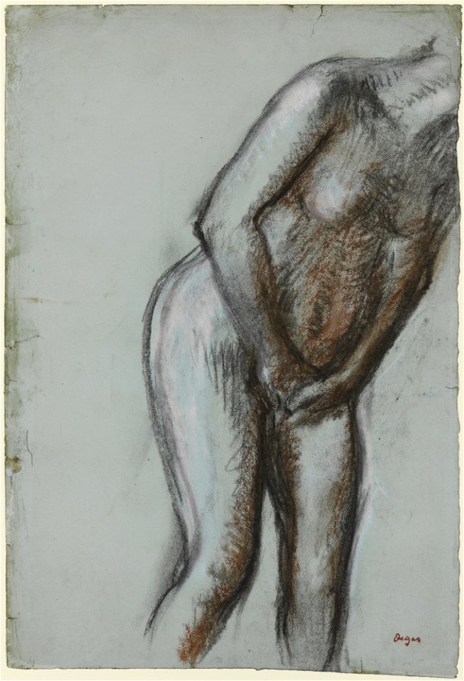 1896, Degas, Bather (Standing Female Nude)