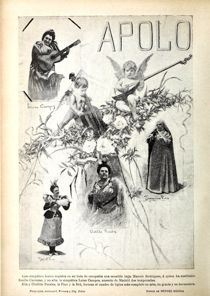 1897-10-16, Blanco y Negro, Teatro Apolo, Méndez Bringa, Audouard, Franzen, Edg. Debás