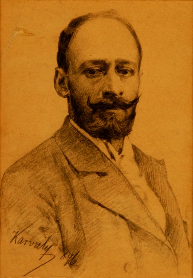 Karvaly Mór Selfportrait 1896