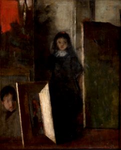 Olga Boznańska 1897 W pracowni 3