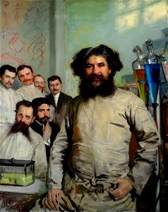 Wyczółkowski Ludwik Rydygier with his assistants