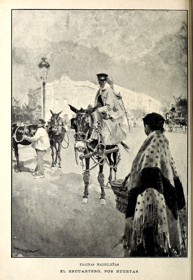 1898-01-23, Blanco y Negro, Páginas madrileñas, El encuartero, Huertas