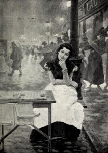 1898-01-08, Blanco y Negro, Escenas madrileñas, Estrechos para damas y galanes, Méndez Bringa (cropped)