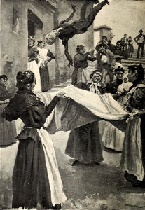 1898-02-19, Blanco y Negro, Madrid se divierte, El pelele, Huertas (cropped)