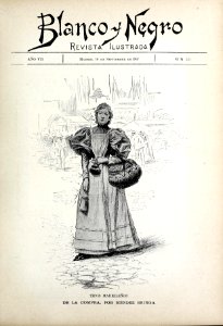 1897-09-18, Blanco y Negro, Tipos madrileños, De la compra, Méndez Bringa