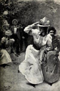 1898-09-10, Blanco y Negro, El verano en Madrid, Las mañanas del Retiro, Cecilio Pla (cropped)