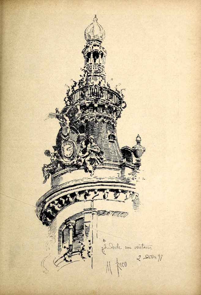 1897-12-18, Blanco y Negro, Desde mi ventana, Martín Rico