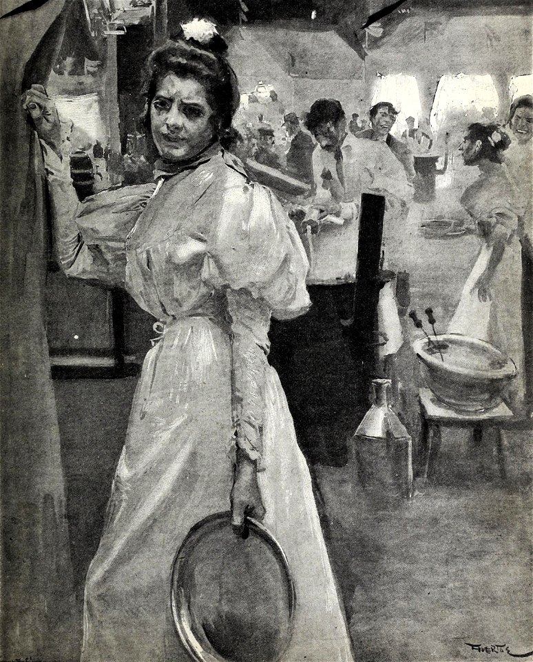 1897-06-12, Blanco y Negro, En la verbena de San Antonio, Huertas (cropped)