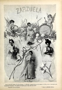 1897-10-16, Blanco y Negro, Teatro de la Zarzuela, Méndez Bringa, Franzen, Compañy