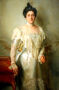 Mrs. Asher B. Wertheimer by John Singer Sargent, 1898, New Orleans Museum of Art. Free illustration for personal and commercial use.