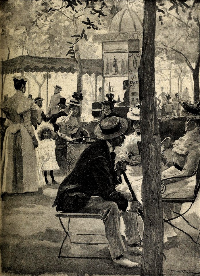 1898-08-06, Blanco y Negro, La playa de Recoletos, Huertas
