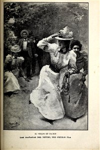 1898-09-10, Blanco y Negro, El verano en Madrid, Las mañanas del Retiro, Cecilio Pla