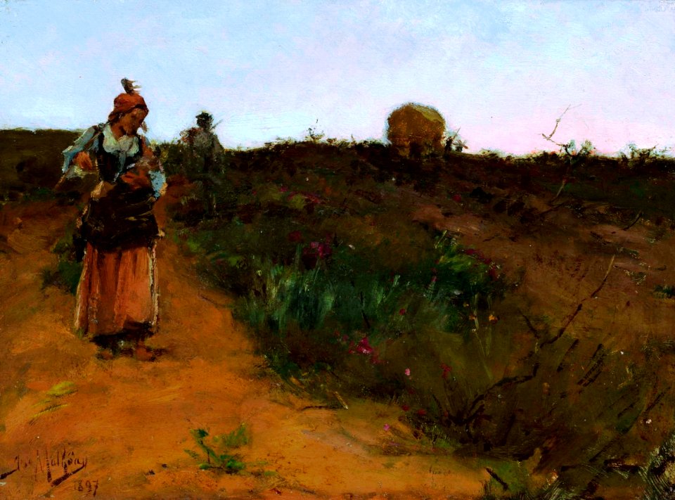 Malhoa Return from the field