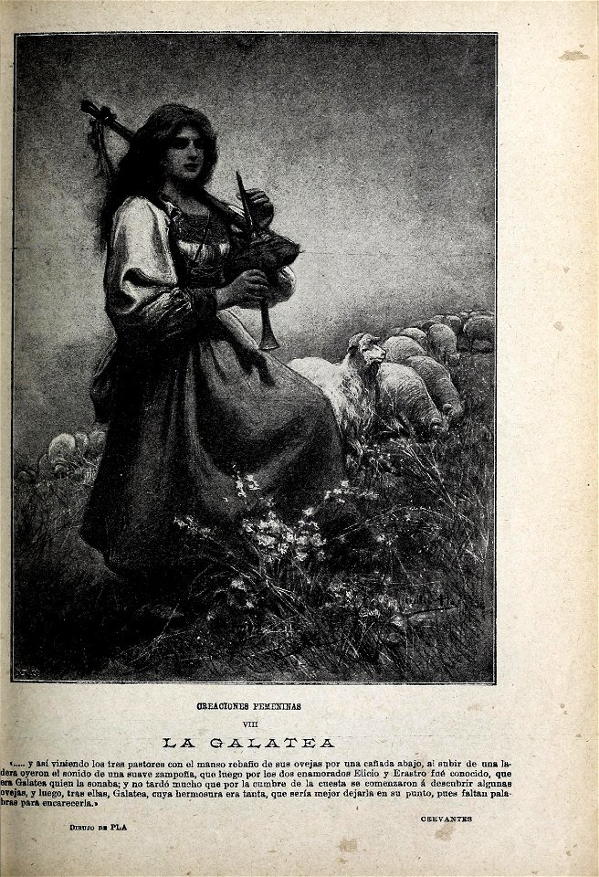 1899-03-11, Blanco y Negro, Creaciones femeninas VIII, La Galatea, Cecilio Pla