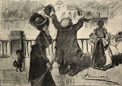 1899-04-20, La Vida Literaria, En el océano del Retiro, Sancha (cropped)