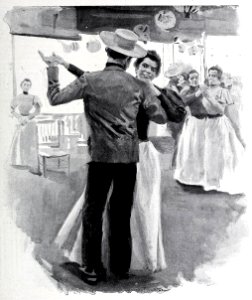 1898-01-01, Blanco y Negro, El agarrao, Baile madrileño, Huertas 01 (cropped)