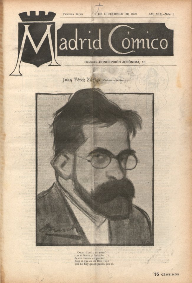 1899-12-02, Madrid Cómico, Juan Pérez Zúñiga, Sancha