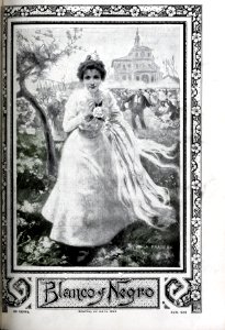 1899-05-20, Blanco y Negro, En la pradera, Méndez Bringa, Arija
